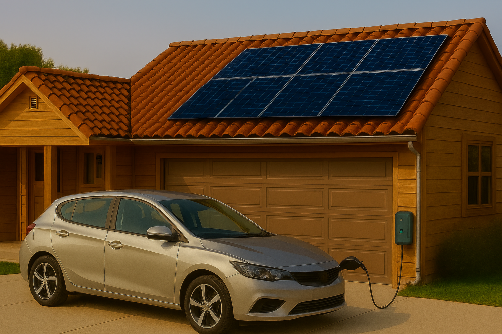 Maison pv borne droite